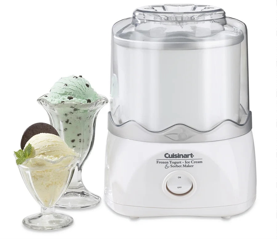 Automatic 1-1/2-Quart Ice Cream Maker, White P3441