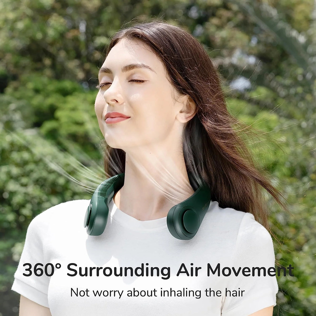 Portable Neck Fan 4000 mAh Bladeless 3 Speeds U990