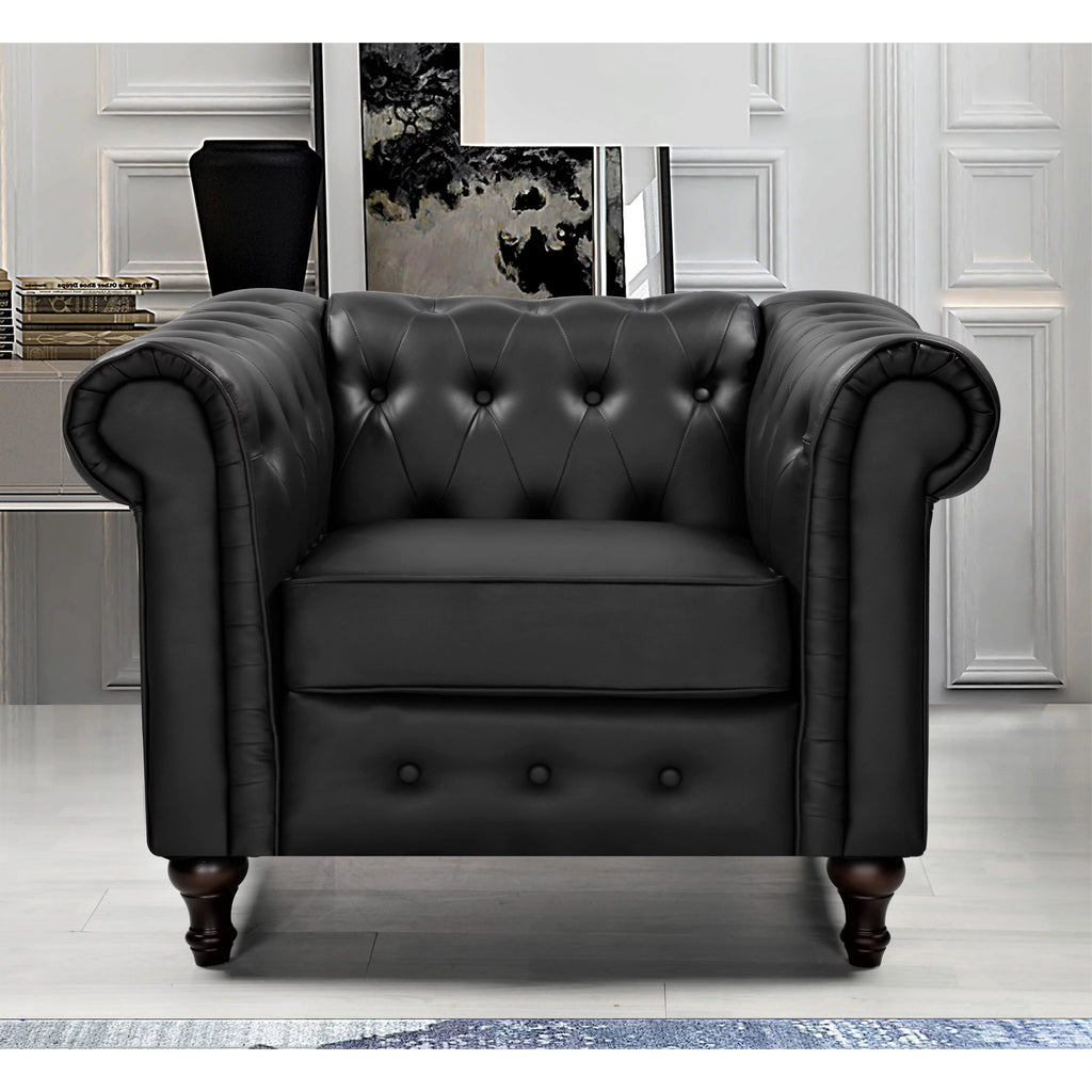 Grey Velvet Chesterfield Chair G900