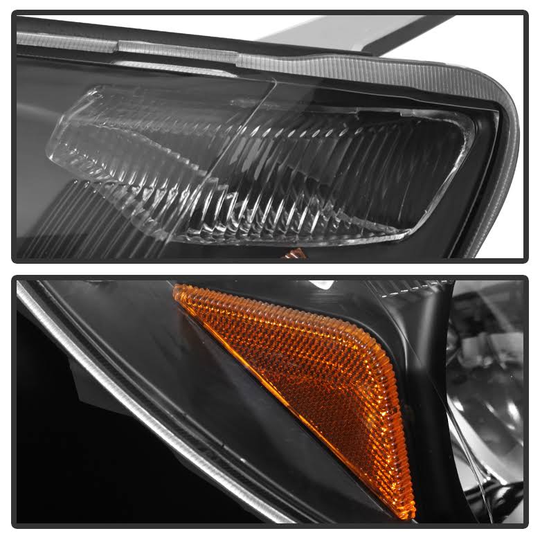 Black Crystal Headlights H6217
