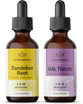 Dandelion Root & Milk Thistle Liquid Drops 2 fl oz 2 Pack Z849