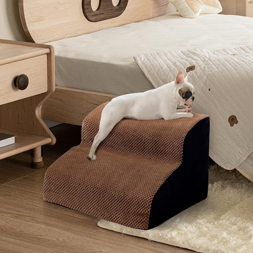 2 Tiers Non-Slip Foam Dog Ramps X603