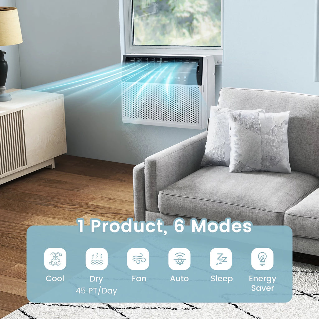 8000 BTU Window Air Conditioner with Remote R297556