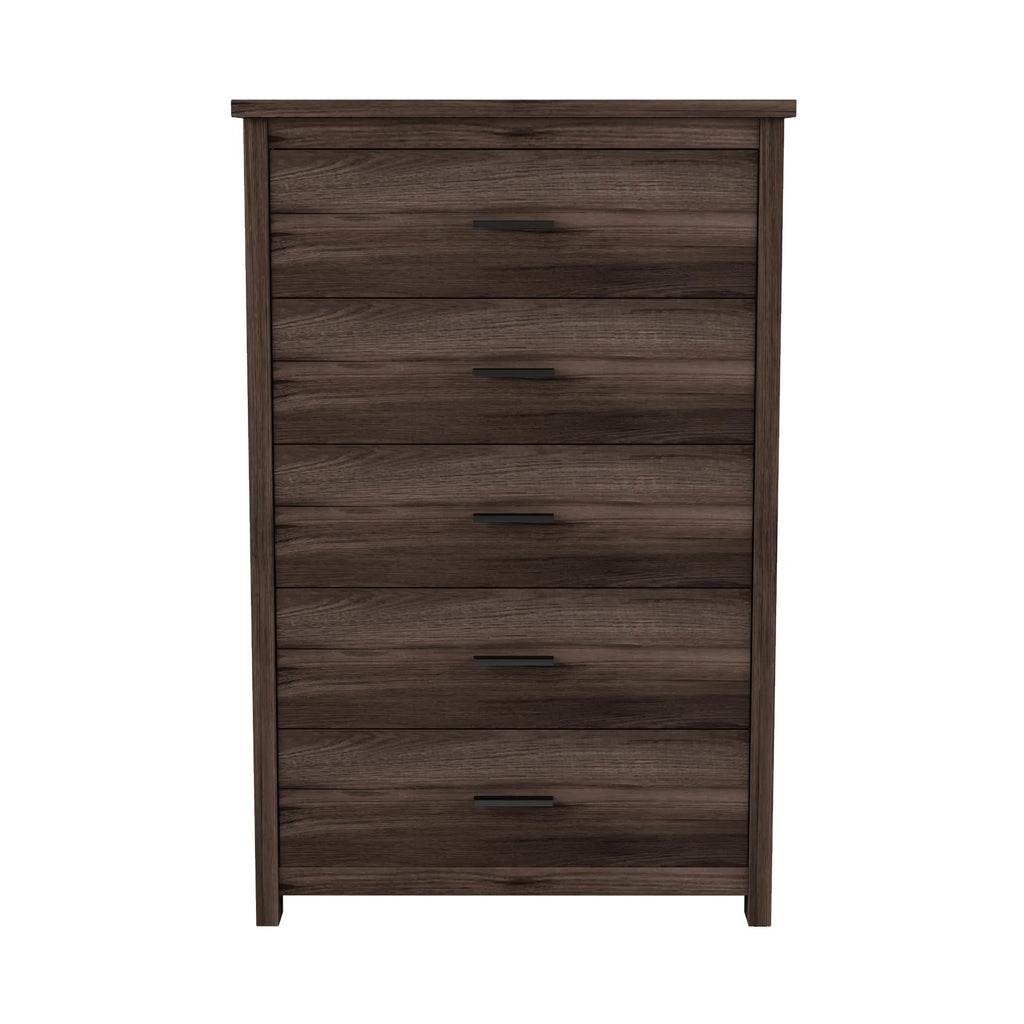 Light Gray 5 Drawer Wooden Dresser X938