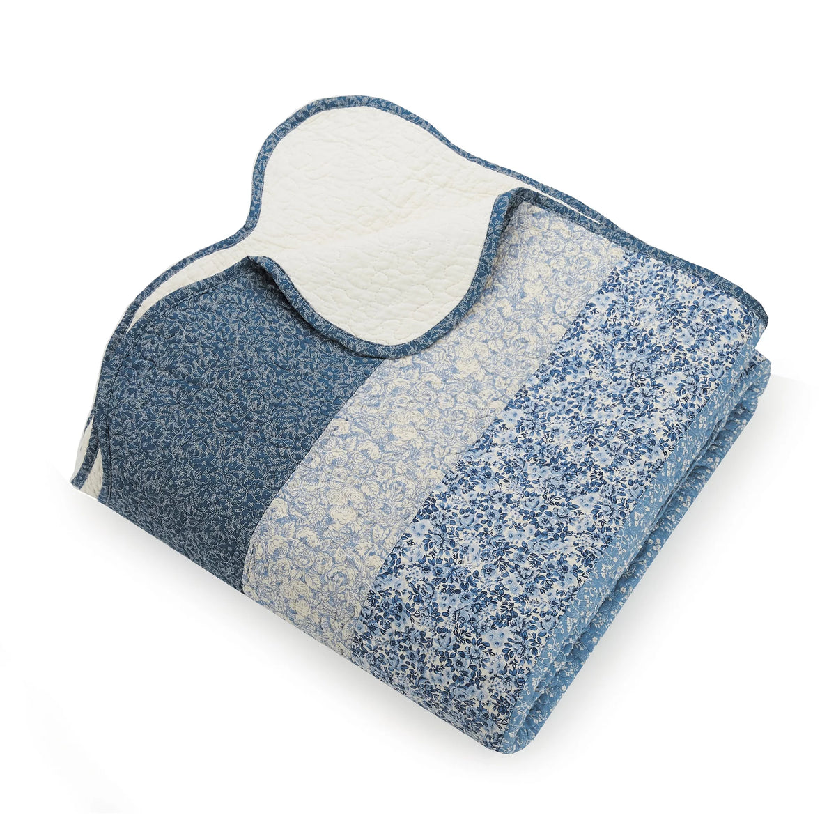 Blue Embroidered Square Dec K9470