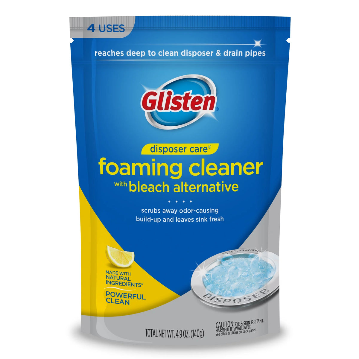 Lemon Scent Foaming Garbage Disposer Cleaner W1223