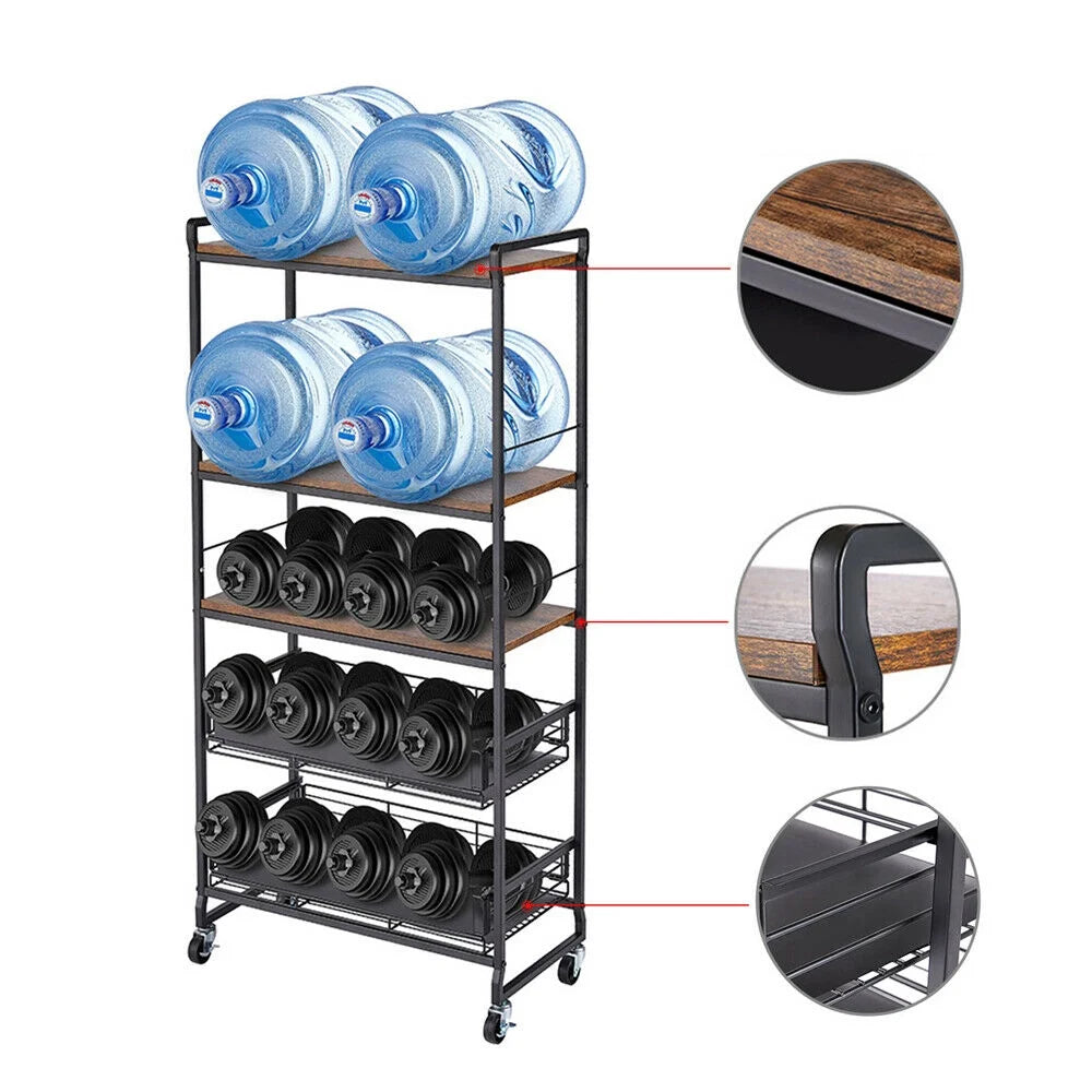 4-Layers Kitchen Storage Rack Microwave Oven Shelf Stand S482