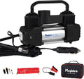 12V Double Cylinder Portable Air Compressor Tire Inflator with Pressure Gauge F387