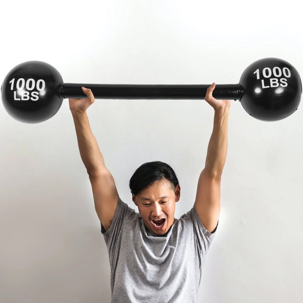 Inflatable Barbell Toy PVC Thickening Toy F96310