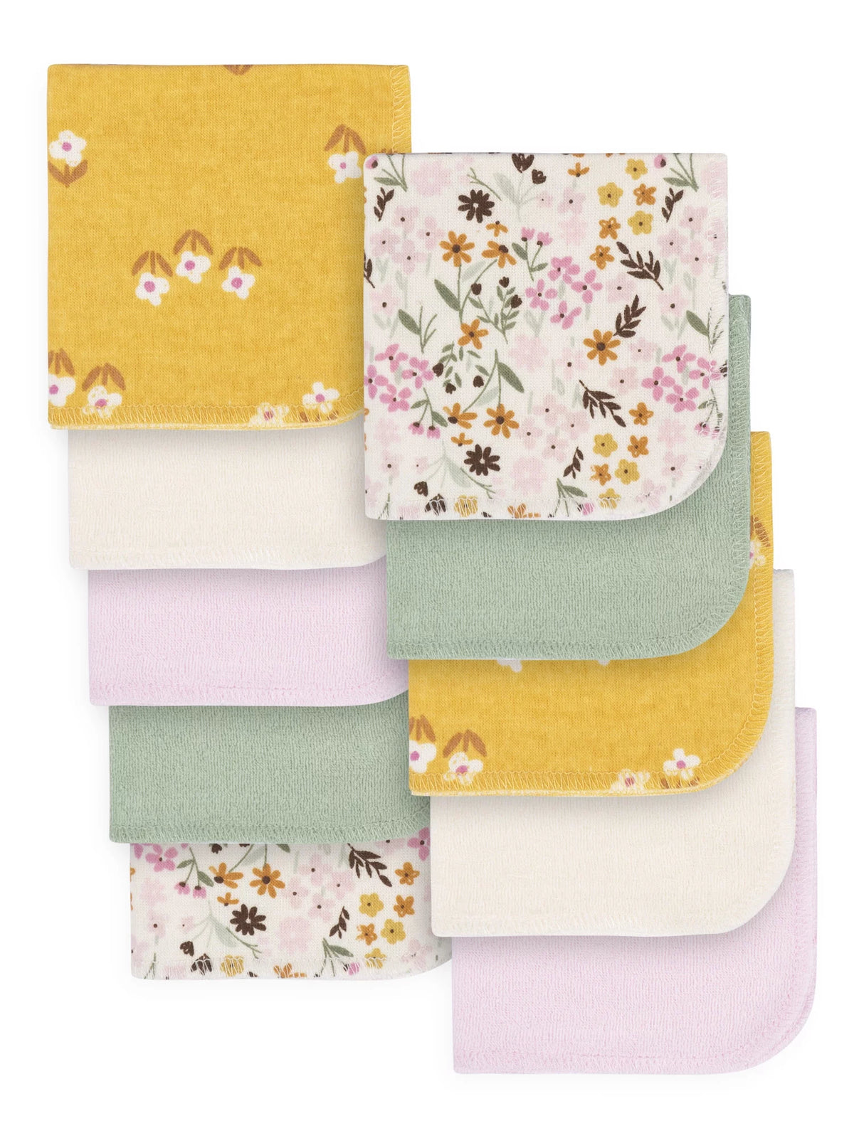 Baby Girl Washcloths 10-Piece U38016