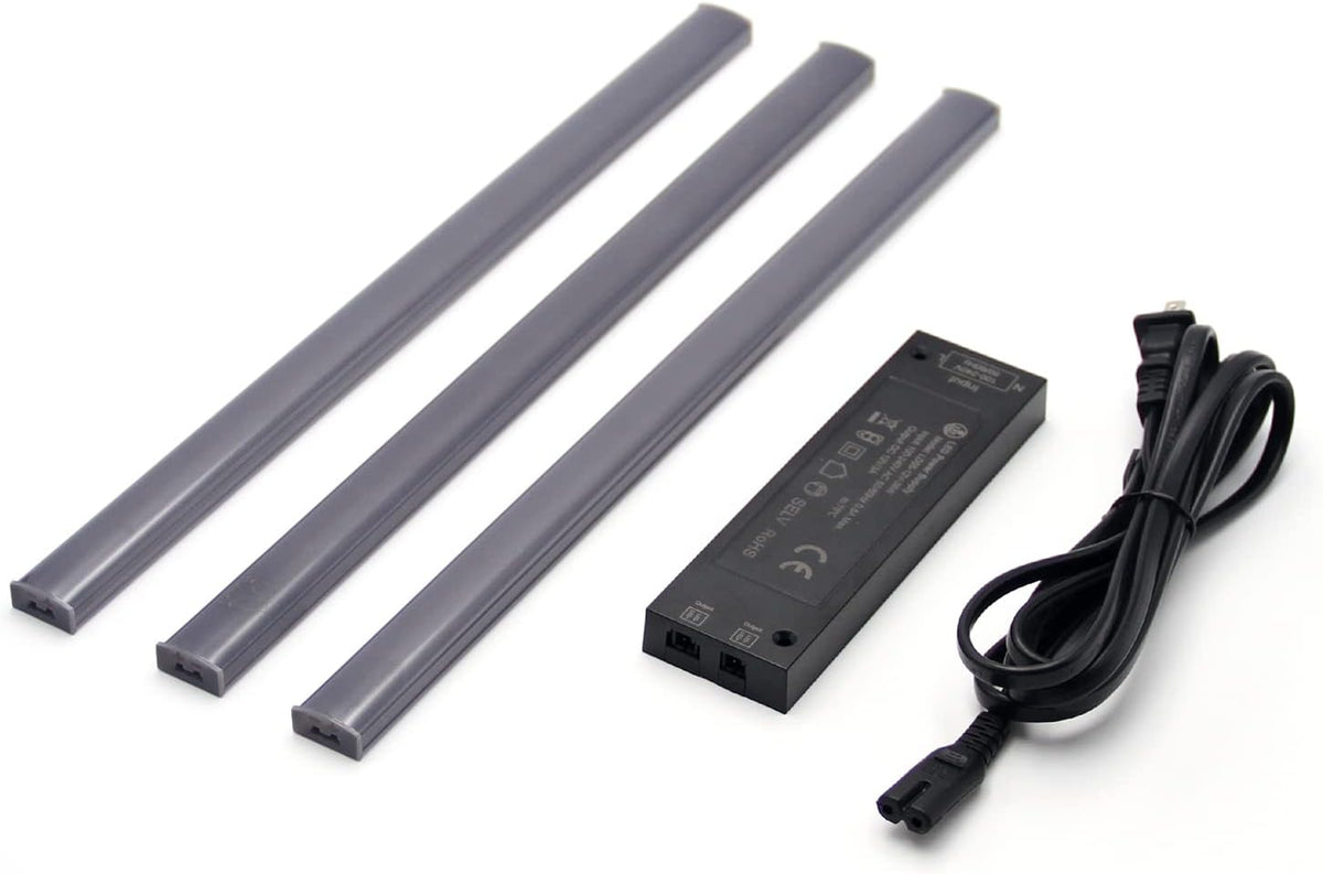 Under Cabinet Linkable Dimmable Light Strips with Touch Switch, 3200 Lumen, 32W, 6500K T19050