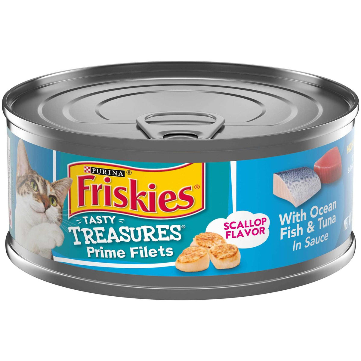 Wet Cat Food with Ocean Fish, Tuna, and Scallop S873066