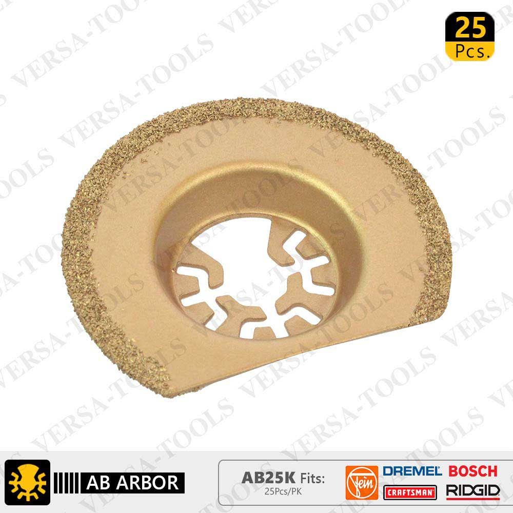 63mm Semi-Circular Carbide Rasp with 8mm Offset Mount G214