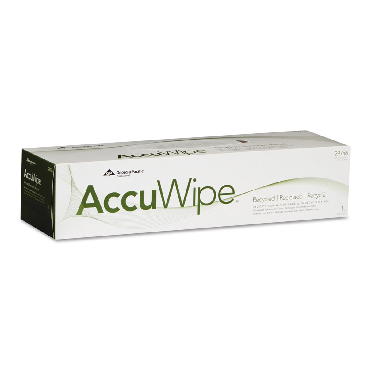 White 1-Ply Recycled Delicate Task Wipers K5422