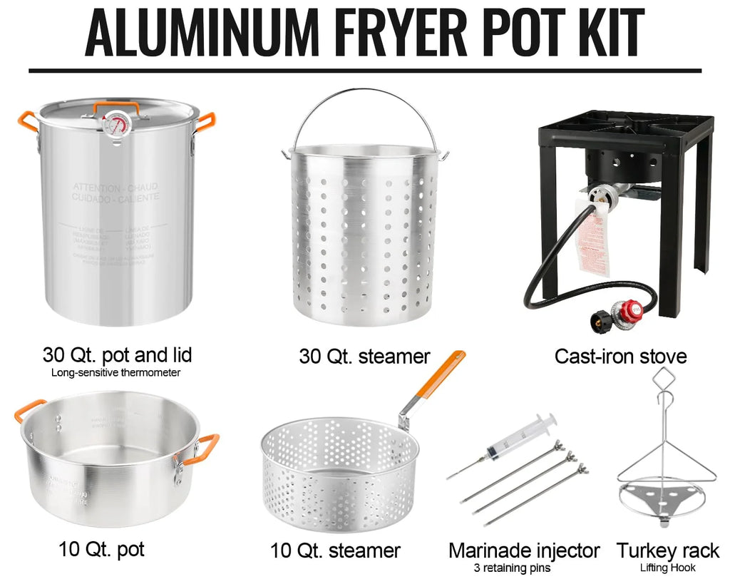 10 Qt Propane Outdoor Fish Fryer Set L4625