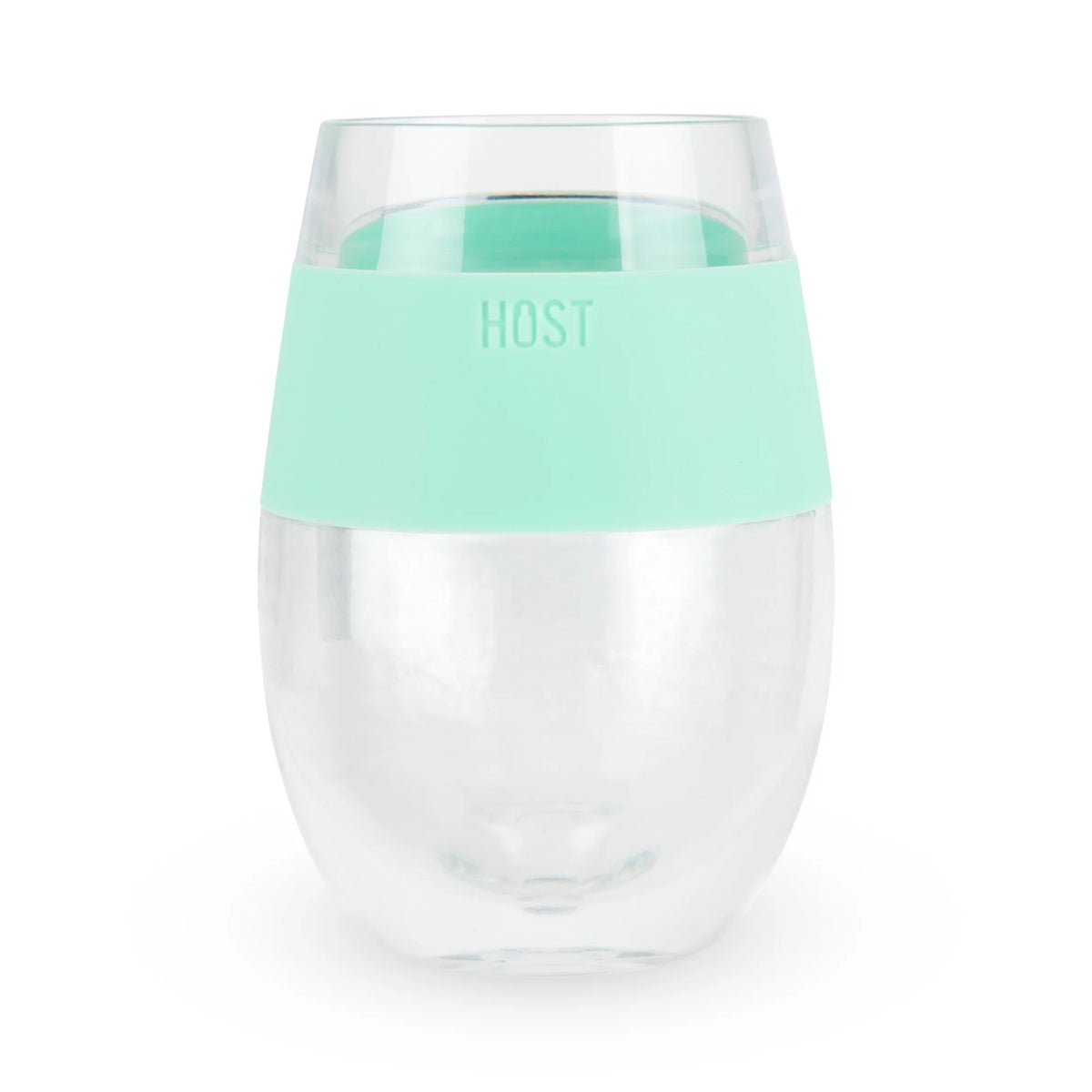 Plastic Double Wall Insulated Freezable Drink Cooling Cup Mint Green K193