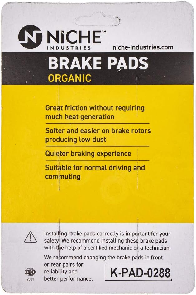 Organic Brake Pad Set Pack of 2 R71372