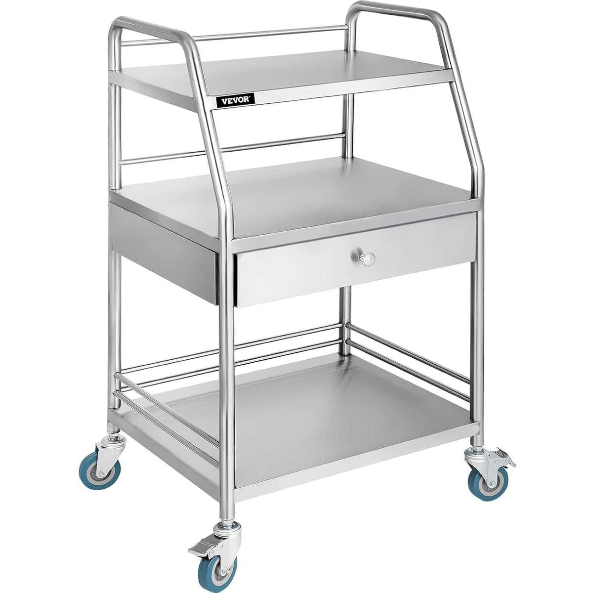 Stainless Steel Utility Cart with Wheels K3569