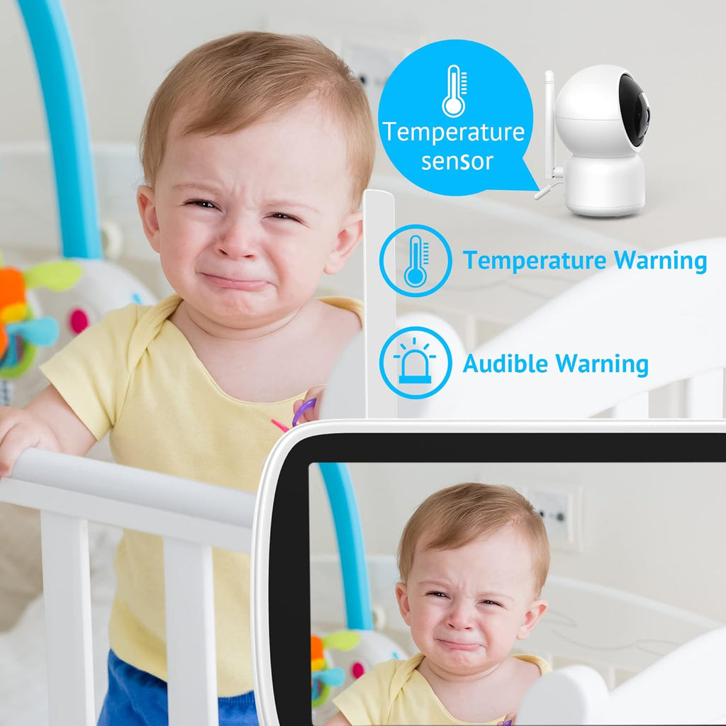 1080p HD Baby Monitor with Camera and Audio N75218