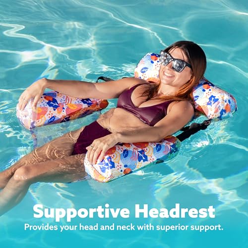 2 Pack Inflatable Pool Floating Lounge Chairs M3949
