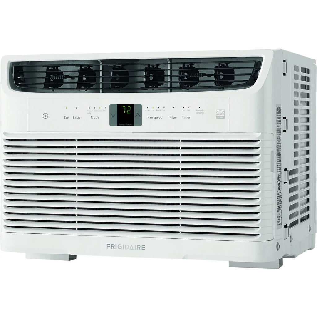 5,000 BTU 115V Window-Mounted Mini-Compact Air Conditioner with Remote Control, White M23786