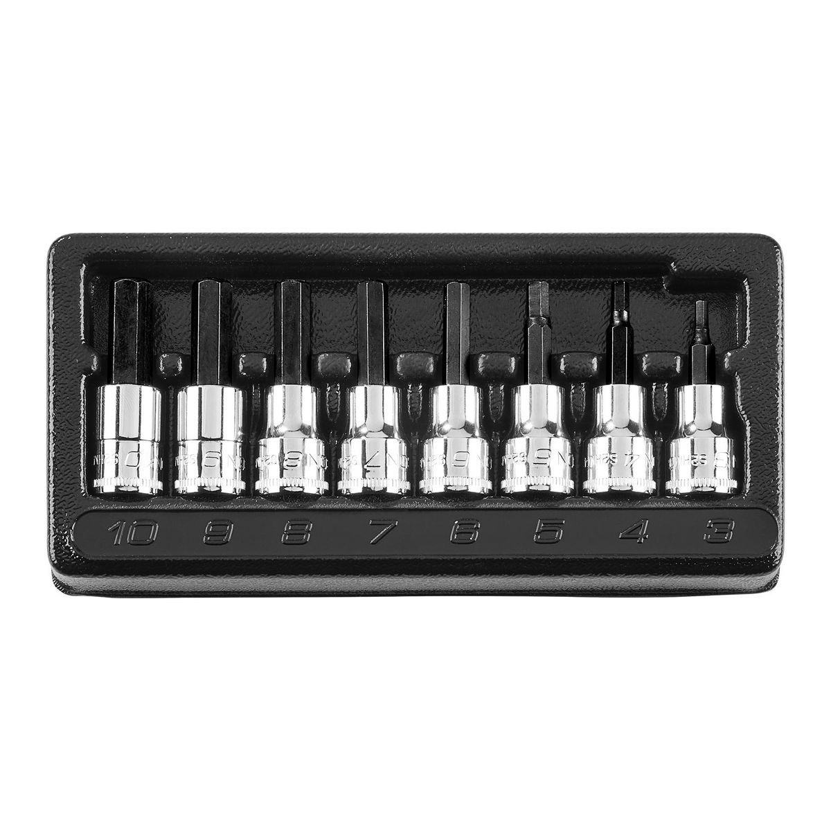 3/8 in. Drive Metric Hex-Bit Socket Set, 8-Piece N924983