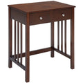 Espresso Wood Desk W543216
