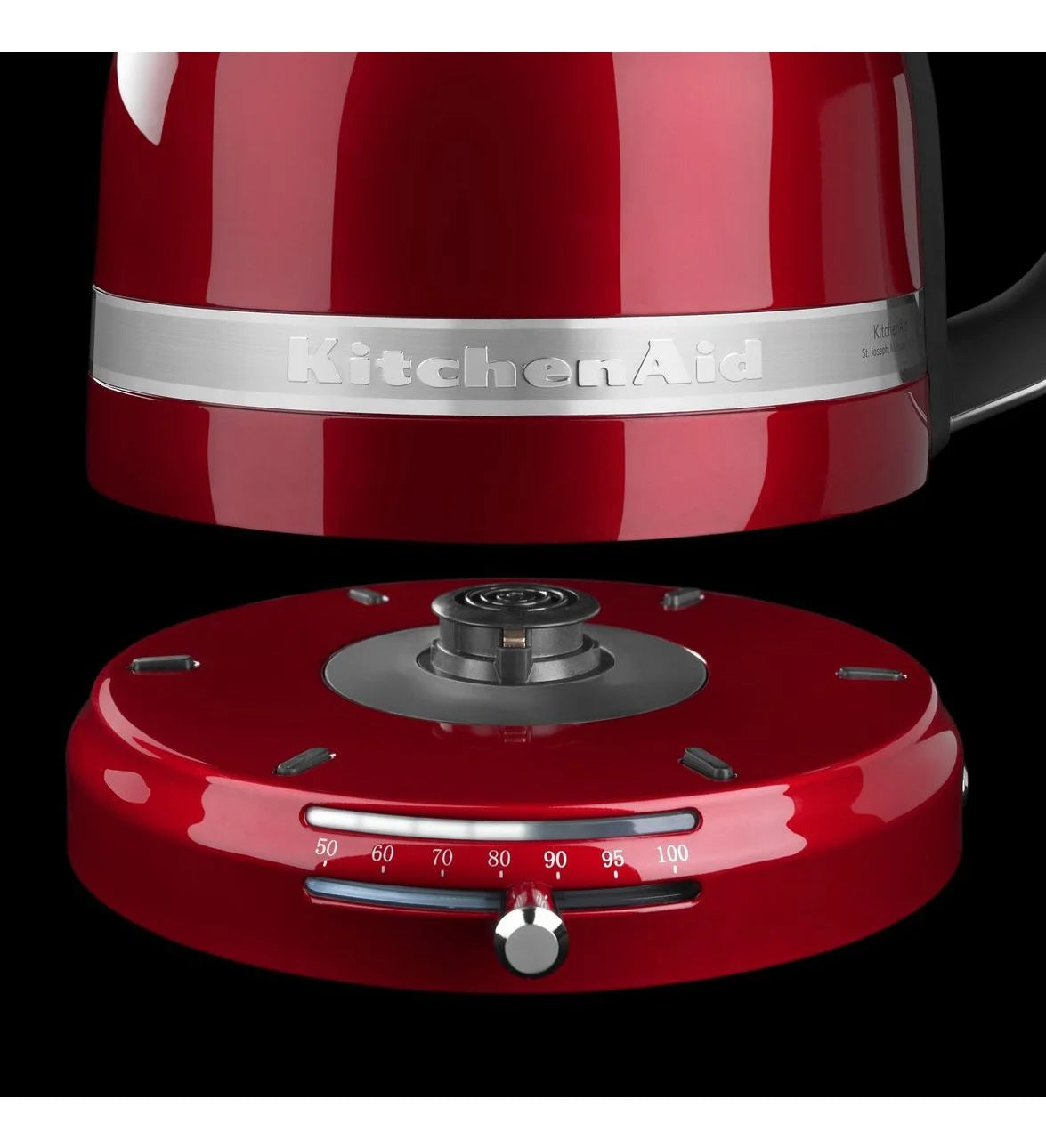 Candy Apple Red Electric Water Boiler Tea Kettle A99732