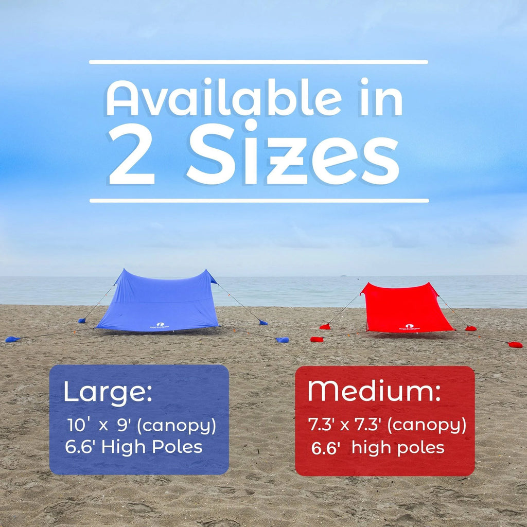 Red Large Beach Sun Shade Canopy Tent R215