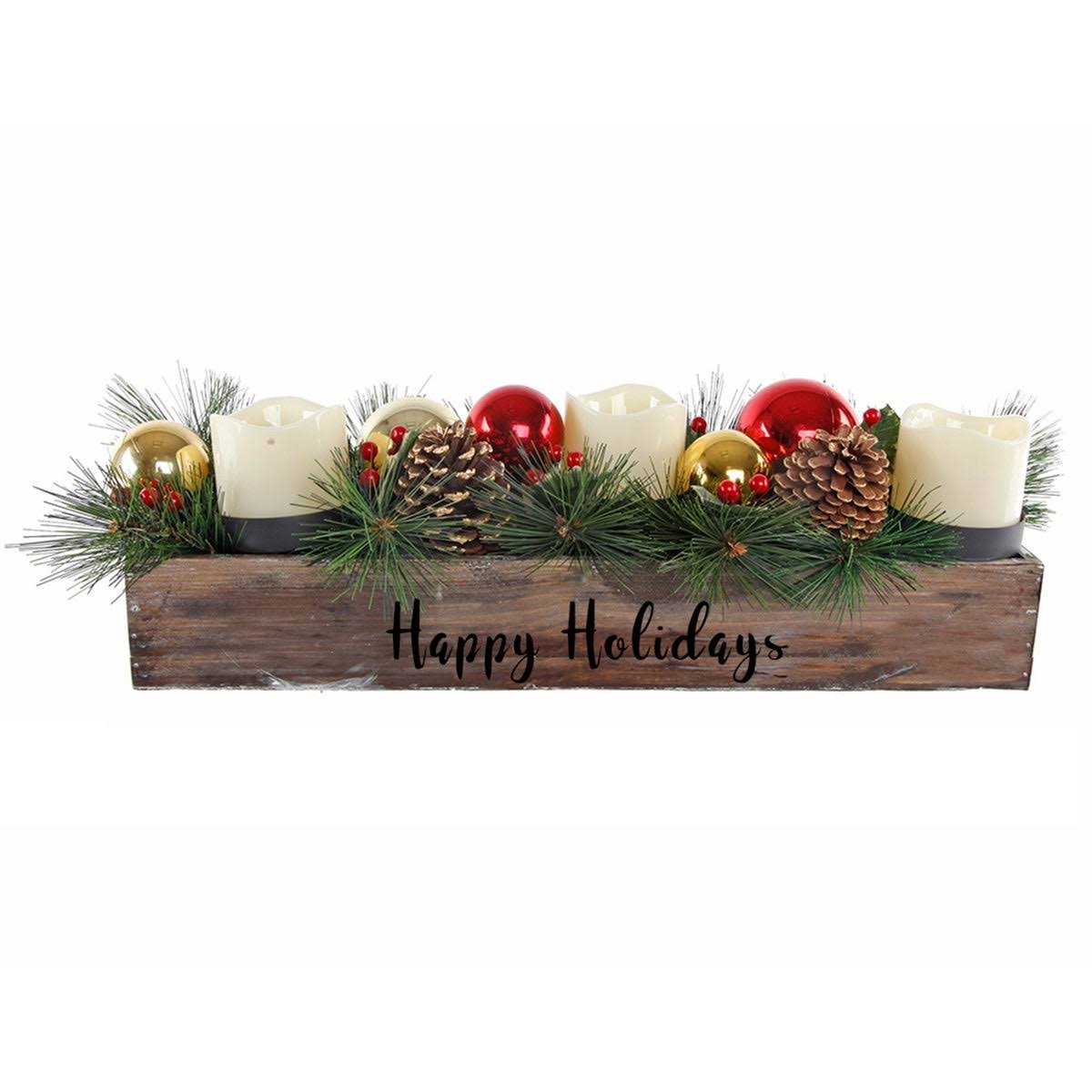 Brown Ledge Candle Holder Y2286