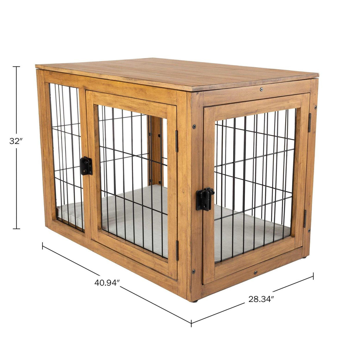 Furniture-Style Dog Crate with Double Doors N9651