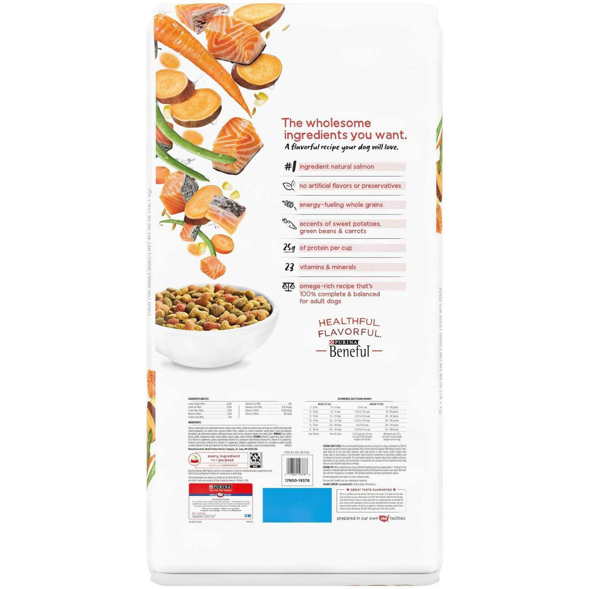 Adult Dog Dry Food Salmon D1545