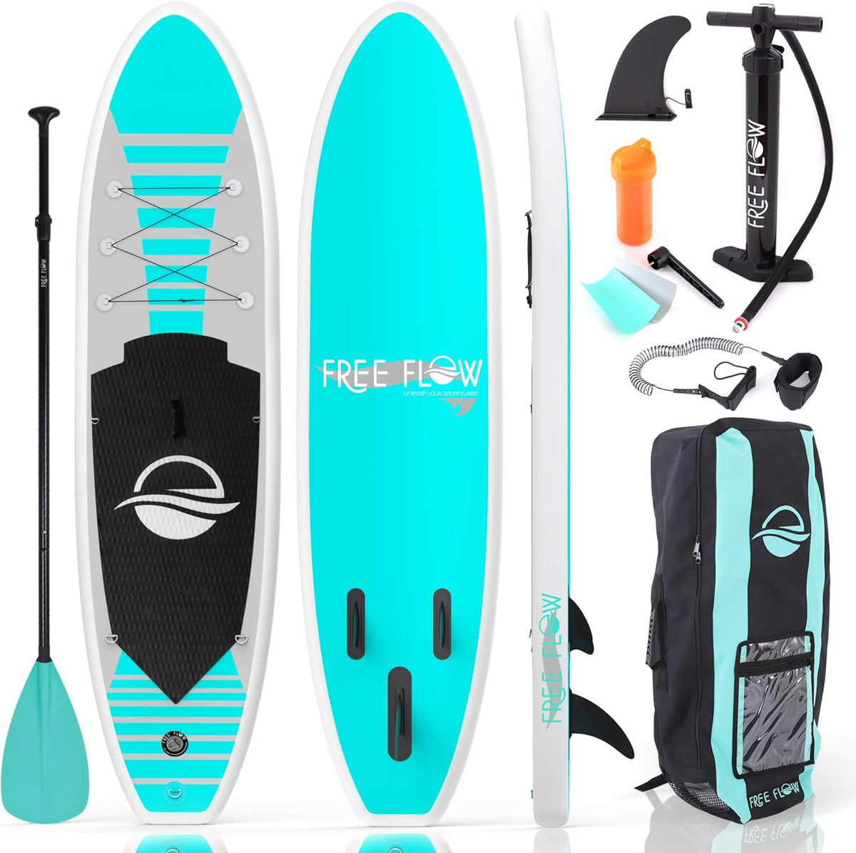 6 Inches Thick Inflatable Stand Up Paddle Board with Carry Bag Z763