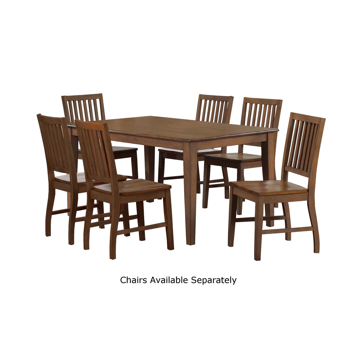 Brown Rectangular Dining Table T624