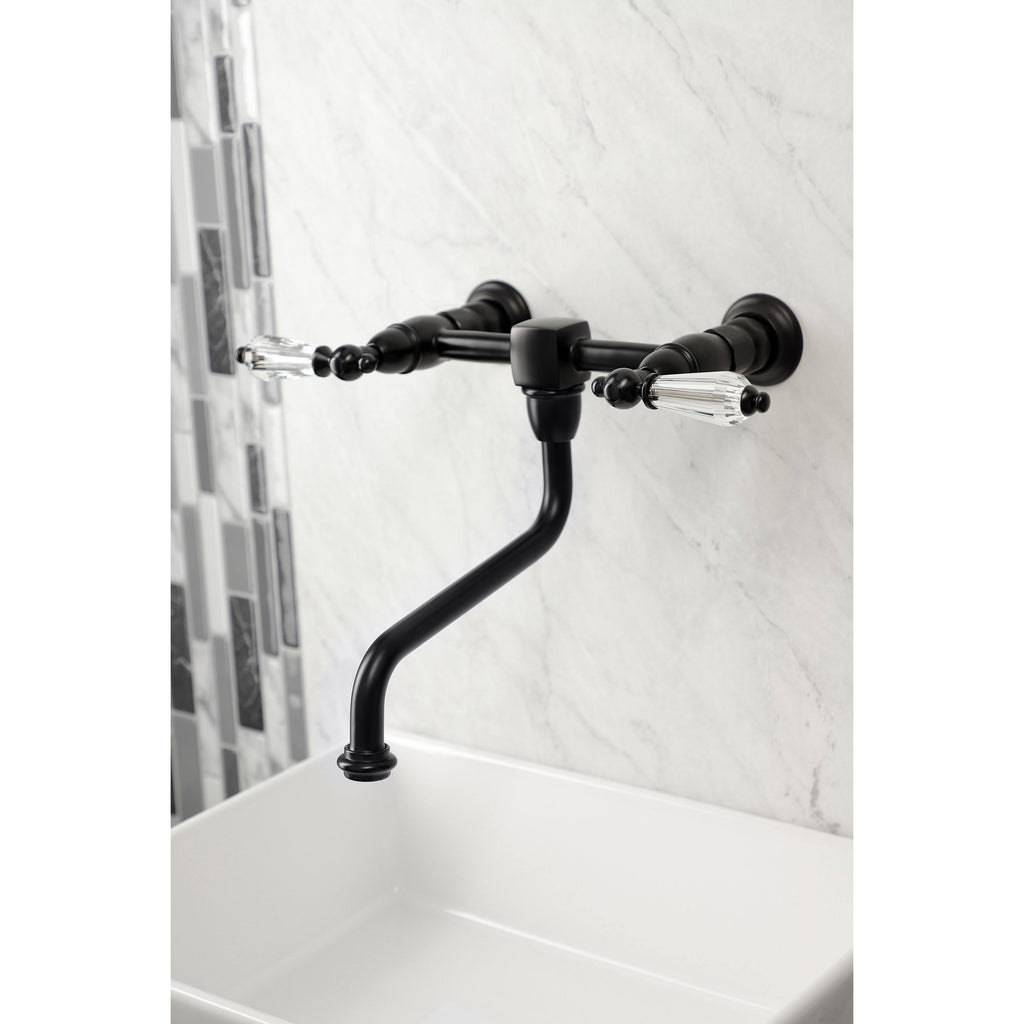 Polished Brass Wall Mount Vessel Sink Faucet G31672