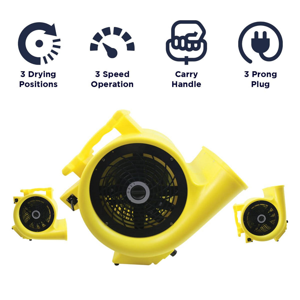4000 CFM High Velocity Carpet Fan G7937