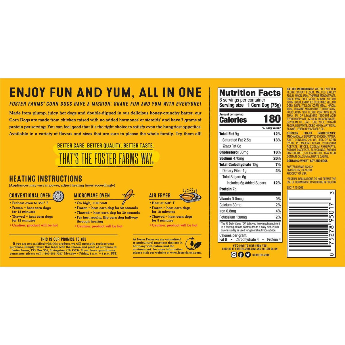 Corn Dogs Honey Crunchy Flavor L8340