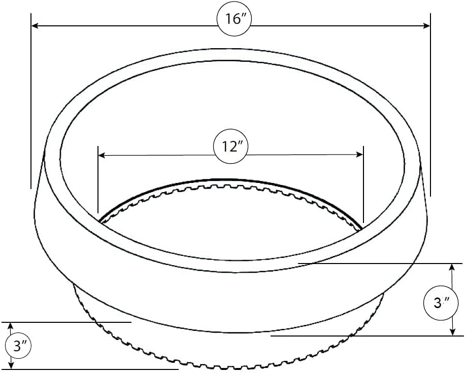 3 Pack 16 in Planting Rings L44668
