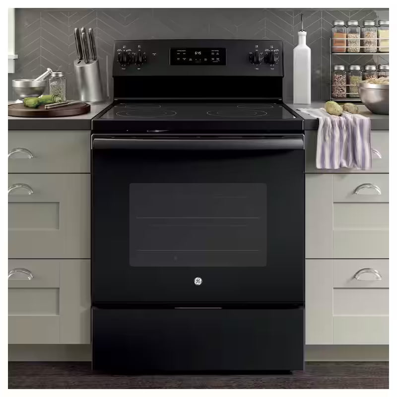 5.3 cu. ft. Freestanding Electric Range in Black J22789