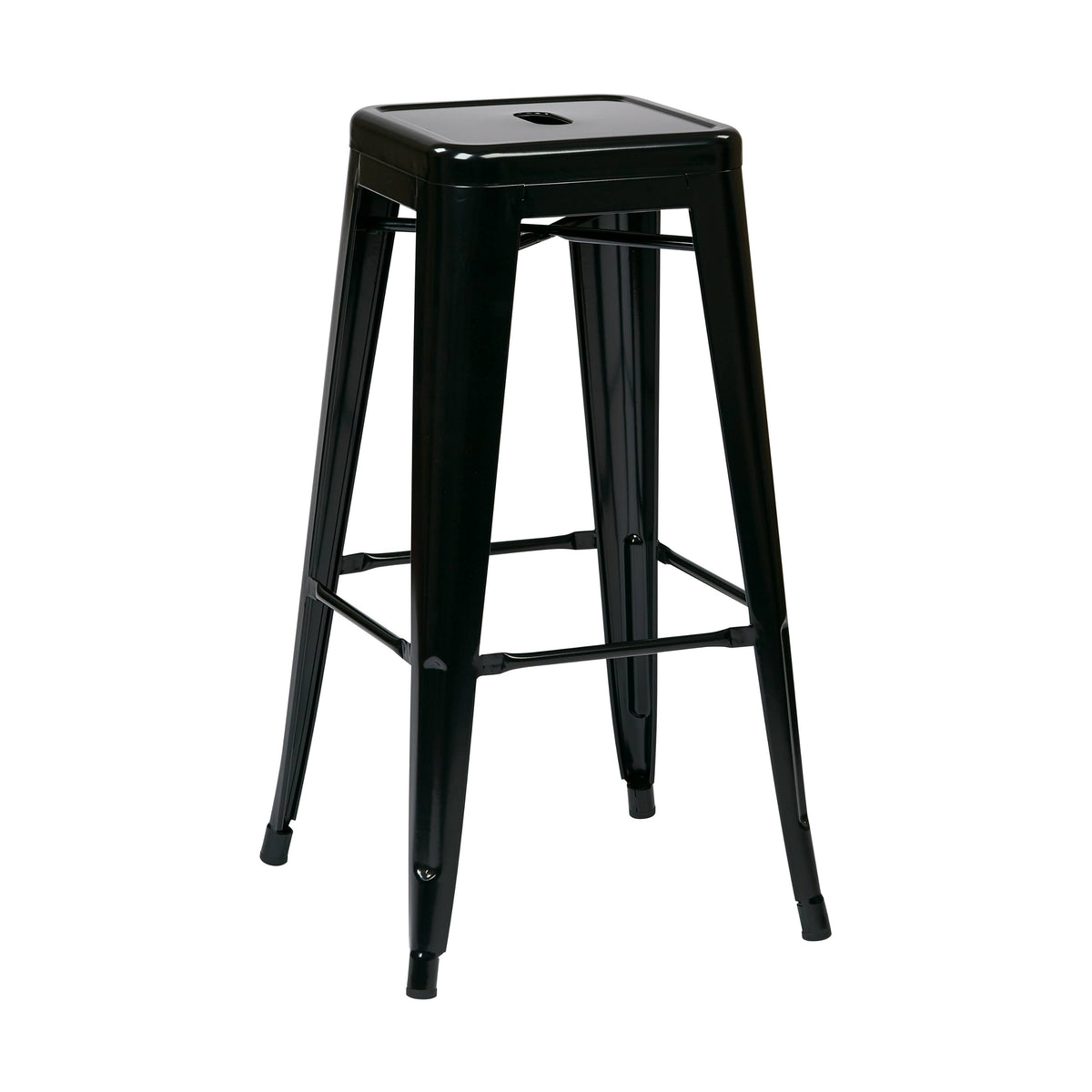 Green Steel Backless Barstool (4-Pack) M1562
