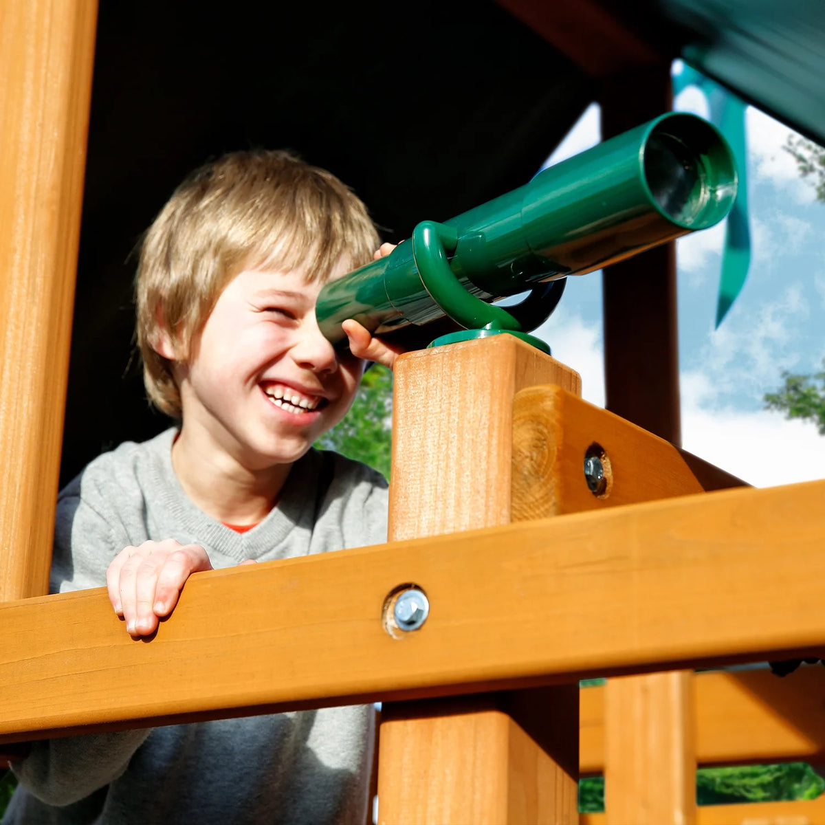 Cedar Swing Set with Natural Cedar Posts U564242