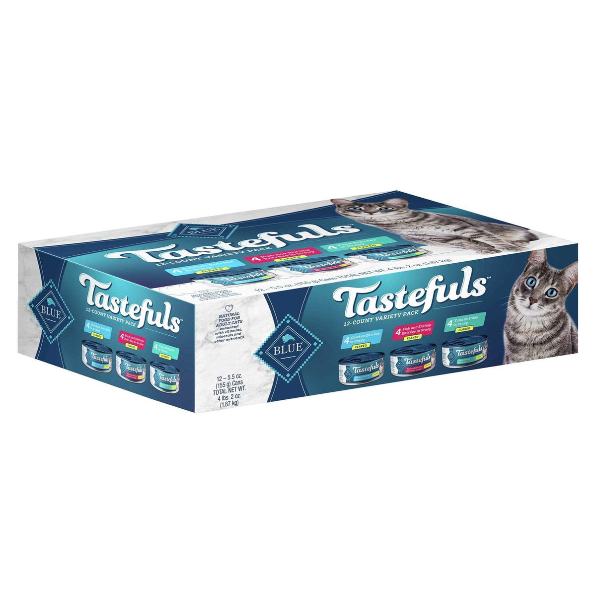 Tuna Chicken Fish Shrimp Flaked Wet Cat Food I6950