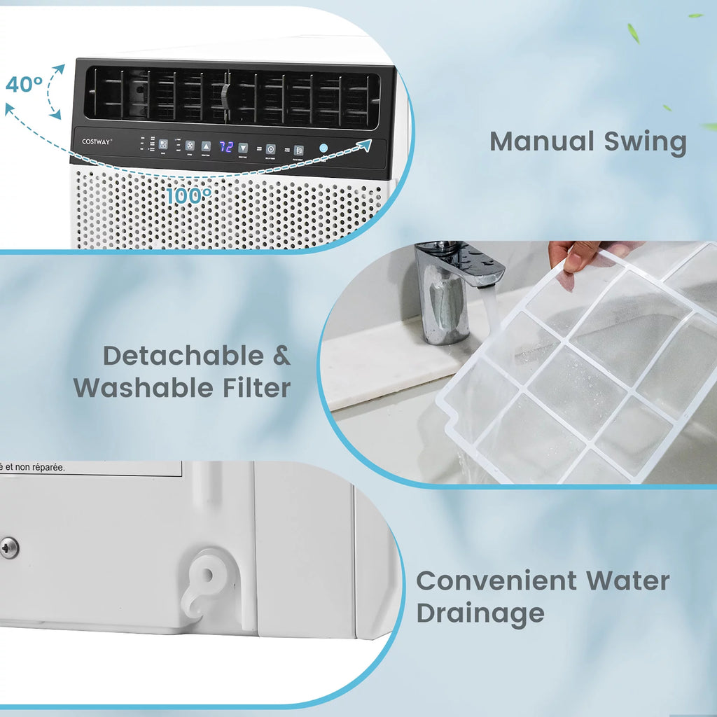 8000 BTU Window Air Conditioner with Remote R297556