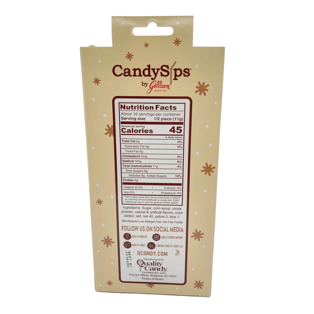 Assorted Candy Straws 8 count 6.4 oz. Box I555616