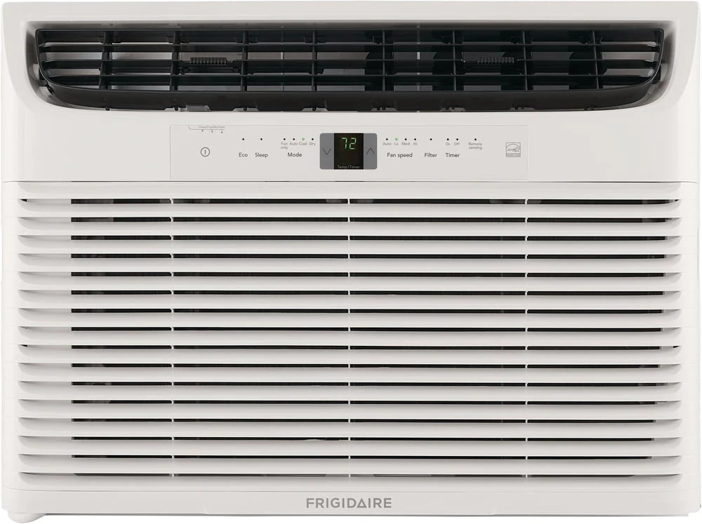 5,000 BTU 115V Window-Mounted Mini-Compact Air Conditioner with Remote Control, White M23786