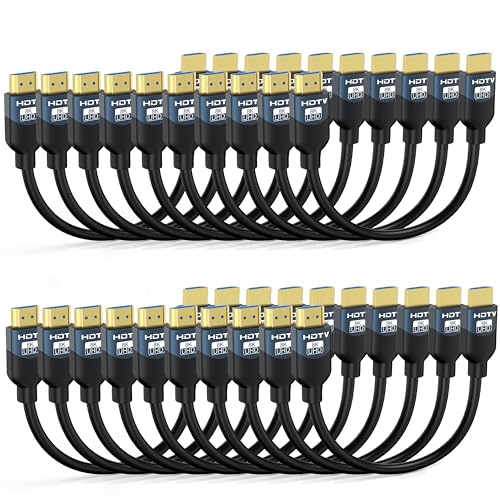 8K HDMI 2.1 Cables 6FT 5-Pack High Speed 165/180/240Hz A95977