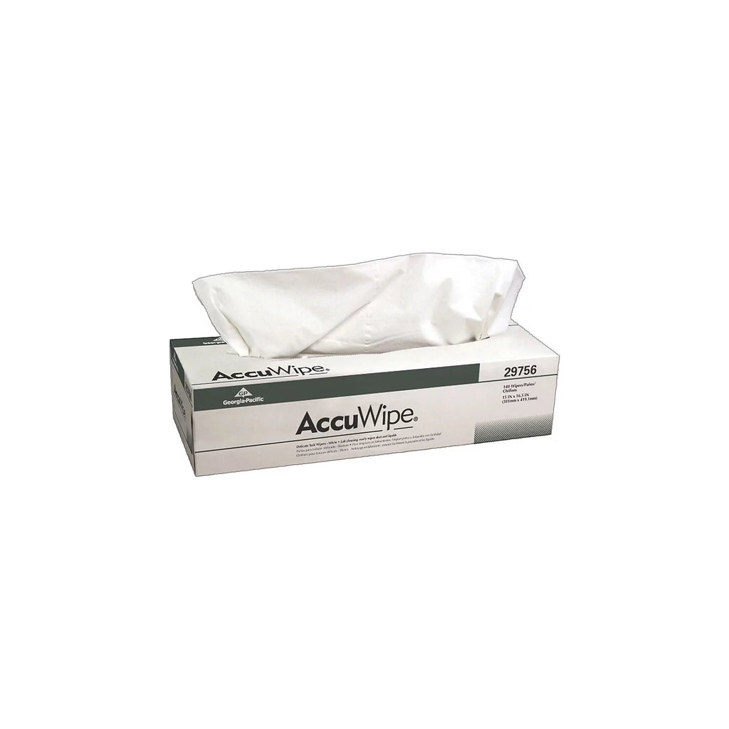 White 1-Ply Recycled Delicate Task Wipers K5422