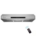 36 in. 500 CFM Ducted Under Cabinet Range Hood in Stainless Steel with Permanent Filters D777749