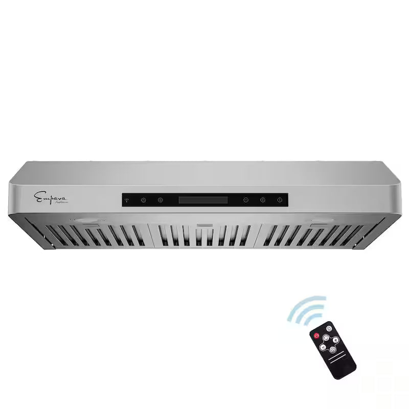 36 in. 500 CFM Ducted Under Cabinet Range Hood in Stainless Steel with Permanent Filters D777749