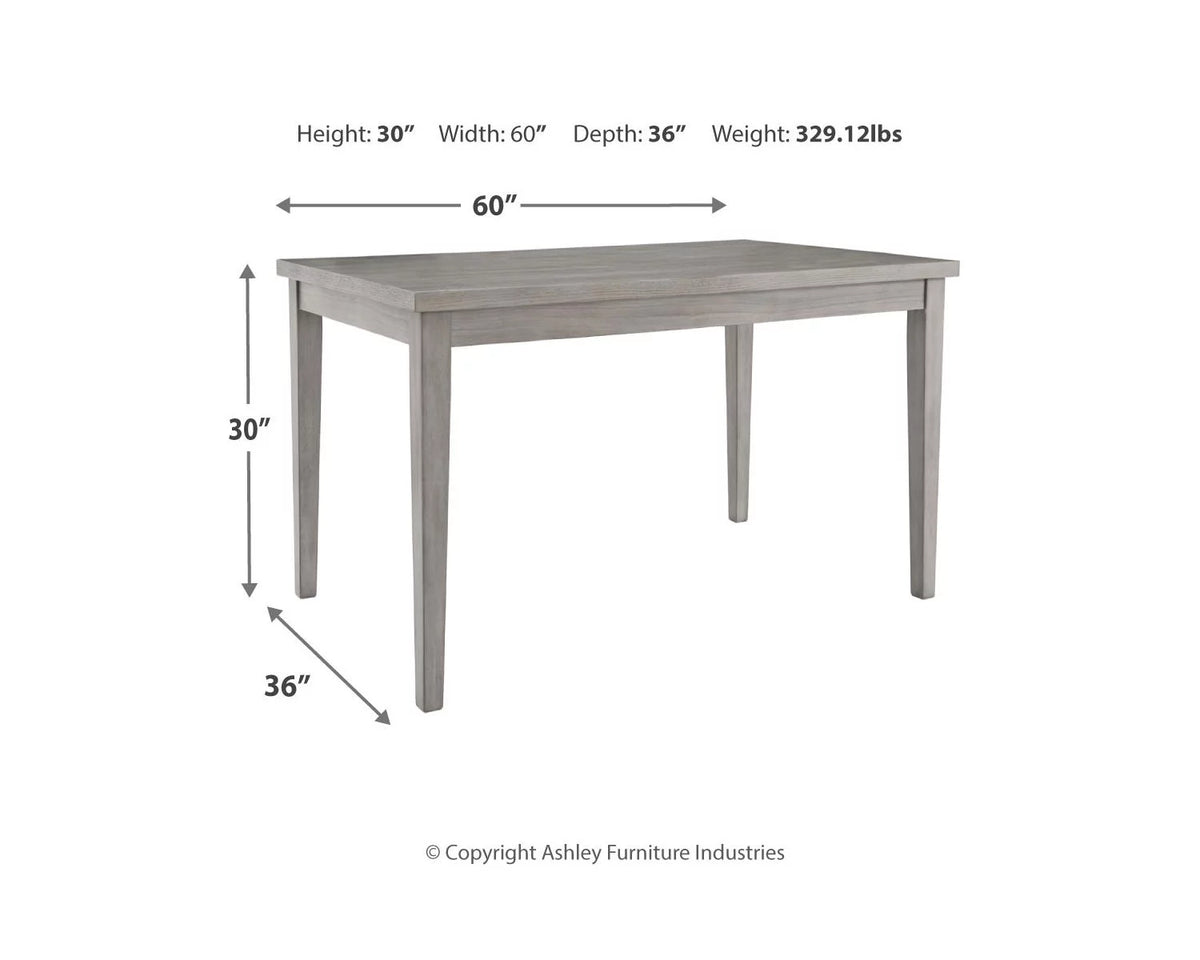 Dining Table Gray E21977